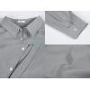 Mens Button Up Shirts Long Sleeve Linen Beach Casual Cotton Summer Lightweight Tops(1 Grey)