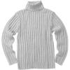 Mens Sweaters Turtleneck Cable Knitted Pullover Long Sleeve Slim Fit Chunky Casual Fall Winter Warm Cardigans(White)