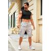 Mens Workout Cropped Tank Top Plain Vest Lightweight Basic Sleeveless Crop Tops Hot Shirts(Black)