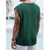 Runcati Mens Knitted Tank Tops Casual Crochet Cap Sleeve T-Shirts Summer Beach Hippie Sweater Vest