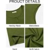 Runcati Mens Muscle Tank Tops Sleeveless Workout Gym Slim Fit Henley Shirt Casual Basic Summer Beach Tops(Army Green)
