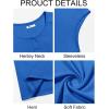 Runcati Mens Muscle Tank Tops Sleeveless Workout Gym Slim Fit Henley Shirt Casual Basic Summer Beach Tops(Royal Blue)