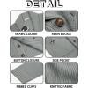 Runcati Mens Shawl Collar Cardigan Sweater Button Down Ribbed Knit Sweaters Chunky Casual Cardigan with Pockets(Grey)