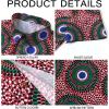 Runcati Mens Short Sleeve Shirts Button Down African Traditional Pattern Dashiki Shirt Casual Vintage Floral Hippie Tops(Army Green)