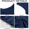 Runcati Mens Sleeveless Tank Tops Workout Athletic Muscle Shirt Casual Summer Beach T Shirts(Navy)