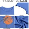 Runcati Mens Sleeveless Tank Tops Workout Gym Muscle Shirts Palm Tree Vintage Hawaiian Summer Beach T Shirts(Light Blue)