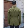 Runcati Mens Trench Coat Double Breasted Notched Lapel Jacket Casual Belted Windbreaker Overcoat(Army Green)