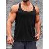 Runcati Mens Workout Tank Top Y-Back Sleeveless Gym Training Athletic T-Shirts
