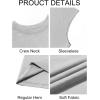 Runcati Mens Workout Tank Tops Sleeveless Muscle Cut Off Shirt Athletic Gym T Shirts(Light Gray)