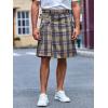 Mens Utility Kilt Pin Scottish Tartan Apparel Black & Irish Hybrid Royal Stewart Pockets Kilts(03 Purple)