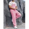 Runcati Men’s Denim Bib Overall Jean Romper Trousers Adjustable Strap Workwear Slim Fit Jumpsuit(Pink)