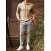 Runcati Mens Lightweight Hoodies Pullover Long Sleeve Casual Workout Athletic Shirt Hooded Sweatshirts(Khaki)