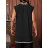 Runcati Mens Medieval Costume Pirate Renaissance Sleeveless Tunic Knight Viking Halloween LARP Shirts(Black)
