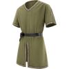 Runcati Mens Medieval Pirate Tunic Renaissance Viking Knight Costume Linen Short Sleeve LARP Halloween Tops(Army Green)