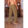 Mens Medieval Ankle Pants Viking Pirate Renaissance Costume Lace Up Tapered Banded Navigator Casual Trousers(01 Khaki)