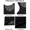 Runcati Mens Sleeveless Tank Tops Knitted Crochet See Through Hollow Out T-Shirts Muscle Summer Beach Hippie Shirts(Black)