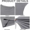 Runcati Mens Sleeveless Tank Tops Workout Cut Off Shirt Athletic Muscle Gym T Shirts(Dark Gray)