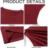 Runcati Mens Sleeveless Tank Tops Workout Cut Off Shirt Athletic Muscle Gym T Shirts(Wine Red)