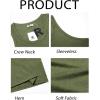 Runcati Mens Workout Tank Tops Sleeveless Shirt Muscle Gym Bodybuilding Fitness Training Loose Fit T Shirts(Army Green)