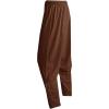 Mens Medieval Ankle Pants Viking Pirate Renaissance Costume Lace Up Tapered Banded Navigator Casual Trousers(01 Brown)