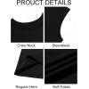 Runcati Mens Workout Tank Tops Sleeveless Muscle Cut Off Shirt Athletic Gym T Shirts(Black)