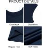 Runcati Mens Workout Tank Tops Sleeveless Muscle Cut Off Shirt Athletic Gym T Shirts(Navy)