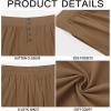 Runcati Mens Medieval Pirate Pants Renaissance Viking Knicker Colonial Halloween Cotton Gothic Costume Trousers(Khaki)