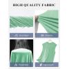 Runcati Mens Sleeveless Tank Tops Workout Cut Off Muscle Shirts Gym Casual Beach Summer Tee with Pocket(Mint)
