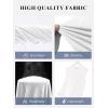 Runcati Mens Sleeveless Tank Tops Workout Cut Off Muscle Shirts Gym Casual Beach Summer Tee with Pocket(White)