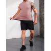 Runcati Mens Sleeveless Hoodies Workout Hooded Tank Tops Muscle Gym Bodybuilding Fitness Training T Shirts(Pink)