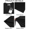 Runcati Mens Short Sleeve T-Shirts Classic Crew Neck Casual Shirt Summer Basic Lightweight Fashion Moisture Wicking Tees(Black)