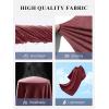 Runcati Mens Short Sleeve T-Shirts Classic Crew Neck Casual Shirt Summer Basic Lightweight Fashion Moisture Wicking Tees(Wine Red)