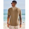 Runcati Mens Short Sleeve T-Shirts Graphic Crewneck Casual Printed Tee Summer Beach Hawaiian Vintage Shirts(Khaki)