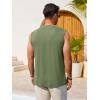 Runcati Mens Casual Tank Tops Graphic Printed Workout Muscle Sleeveless Shirt Crewneck Summer Beach Hawaiian Vintage T Shirts(Army Green)