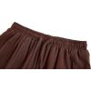 Boys Kids Medieval Ankle Pants Renaissance Viking Pirate Costume Lace Up Tapered Banded Gothic Trousers(Brown)