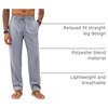 Runcati Mens Linen Pants Summer Beach Casual Pajama Pants with Pockets(Grey)