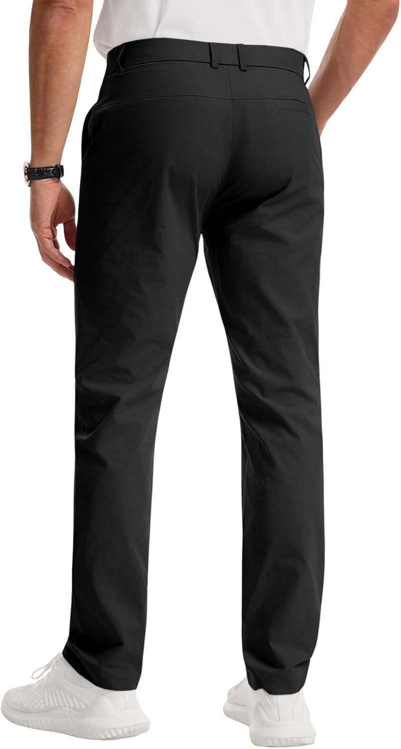 image:imageRuncati Mens Golf Pants Stretch Dress Work Pants Casual Slacks 303234Black