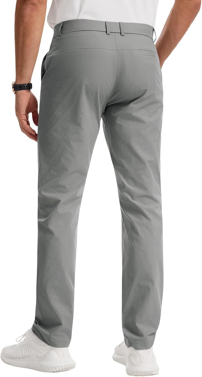 image:imageRuncati Mens Golf Pants Stretch Dress Work Pants Casual Slacks 303234Bluish Grey