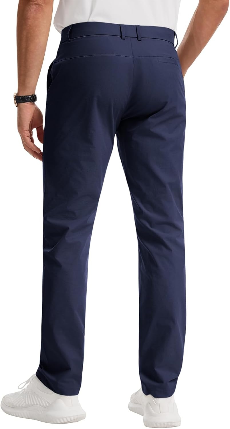 image:imageRuncati Mens Golf Pants Stretch Dress Work Pants Casual Slacks 303234Navy