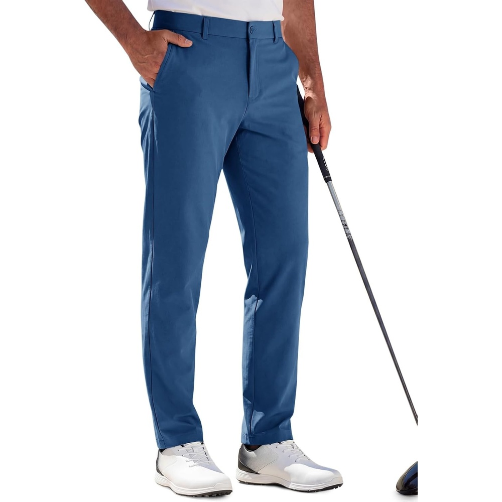 image:imageRuncati Mens Stretch Golf Pants 303234 Dress Work SlacksNavy