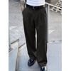 Runcati Mens Baggy Dress Pants Wide Leg Pleated Casual Slacks 30″/32″/34″(Black)