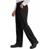 Runcati Mens Baggy Dress Pants Wide Leg Pleated Casual Slacks 30″/32″/34″(Black)