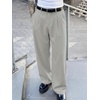 Runcati Mens Baggy Dress Pants Wide Leg Pleated Casual Slacks 30″/32″/34″(Light Grey)