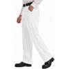 Runcati Mens Baggy Dress Pants Wide Leg Pleated Casual Slacks 30″/32″/34″(White)