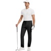 Runcati Mens Golf Pants Stretch Dress Work Pants Casual Slacks 30″/32″/34″(Black)