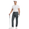 Runcati Mens Golf Pants Stretch Dress Work Pants Casual Slacks 30″/32″/34″(Dark Grey)