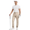 Runcati Mens Golf Pants Stretch Dress Work Pants Casual Slacks 30″/32″/34″(Khaki)