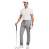 Runcati Mens Golf Pants Stretch Dress Work Pants Casual Slacks 30″/32″/34″(Light Grey)