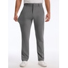 Runcati Mens Stretch Golf Pants 30″/32″/34″ Dress Work Slacks(Dark Grey)