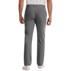 Runcati Mens Stretch Golf Pants 30″/32″/34″ Dress Work Slacks(Dark Grey)